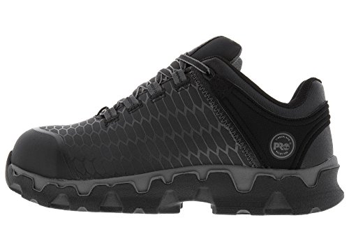 Image of Timberland PRO Men's Powertrain Sport Alloy Safety Toe Industrial Athletic Work Shoe, Black /Grey Raptek, 15