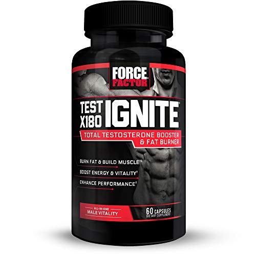 Force Factor Test X180 Ignite 60ct, 60 Count