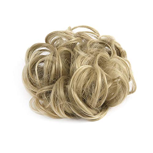 Messy Bun, Hair Bun Extensions Wavy Curly Messy Donut Chignons Hair Piece Wig Hairpiece For Women #4
