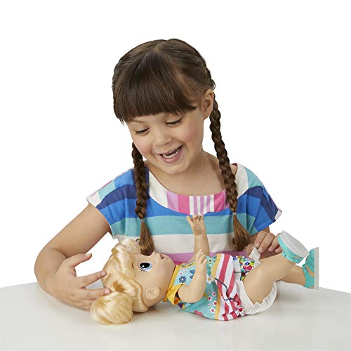 Boneca Baby Alive Bebê Passos E Sorrisos Loira - E5247 - Hasbro Baby Alive Boneca Baby Alive Bebê Pa