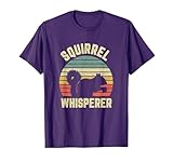 Squirrel T Shirt Squirrel Whisperer Lover Retro Tshirt T-Shirt