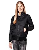 benetton steppjacke 122  United Colors of Benetton Damen Jacke Jacket, Schwarz (Black White 100), 40 (Herstellergröße: 44)