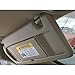 Dasbecan Beige Left Driver Side Sun Visor Compatible with Honda Civic 2006-2011 Replaces# 83280-SNA-W01ZB