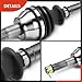 A-Premium CV Axle Shaft Assembly Compatible with Sportsman 450 570 4x4 2015 2016 2017, 6x6 Big Boss EPS 2017, 4x4 Hunter Edition, Rear Left or Right, Driver or Passenger Side, Replace# 1333275
