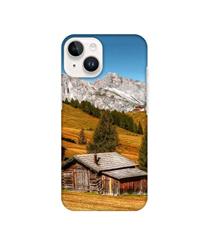 Image of Amazon Brand- Solimo Designer Hut 3D Printed Hard Mobile Back Case Cover Compatible for Apple iPhone 14 Plus