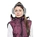 CLISPEED Foldable Gray Plush Earmuffs Women Ear Warmers Outdoor Ear Protection Cover Cold Weather Adult Fashionable Muffs Winter Cold-resistant