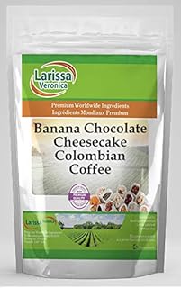 Banana Chocolate Cheesecake Colombian Coffee (Gourmet, Naturally Flavored, Whole Coffee Beans) (8 oz, ZIN: 566271)