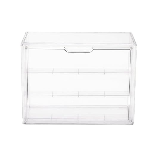3COINS マルチクリアボックス 棚付き 収納ケース 3コインズ
