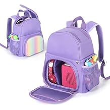 Storage Backpack for Toniebox, Carrying Bag for Audio Player Starter Set and Tonie Figurines & Headphone Purple