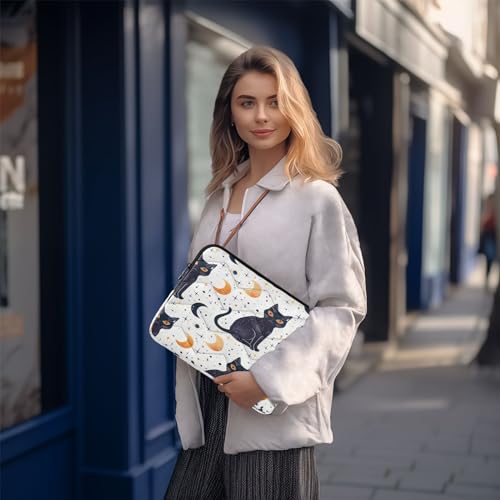 Funda para laptop 13-14 pulgadas con diseño de gatos miniatura 7