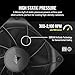 CORSAIR iCUE Link RX120 120mm PWM Fan - Magnetic Dome Bearing - Single Fan - Black
