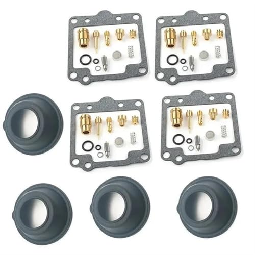 Kit reparación carburador Suzuki GS550 E L M T con juntas y flotadores para motos de 4 cilindros