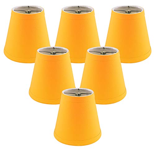 Tech Deals ๐ฅ Royal Designs CS-1003-5YEL-6 Clip On Empire Chandelier Lamp Shade, 3" x 5" x 4.5", Yellow, Set of 6 Tech Deals ๐ฅ Royal Designs CS-1003-5YEL-6 Clip On Empire Chandelier Lamp Shade, 3" x 5" x 4.5", Yellow, Set of 6