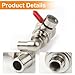 Oil Drain Valve with removable L-Shape Hose End Combo (14mm-1.5)