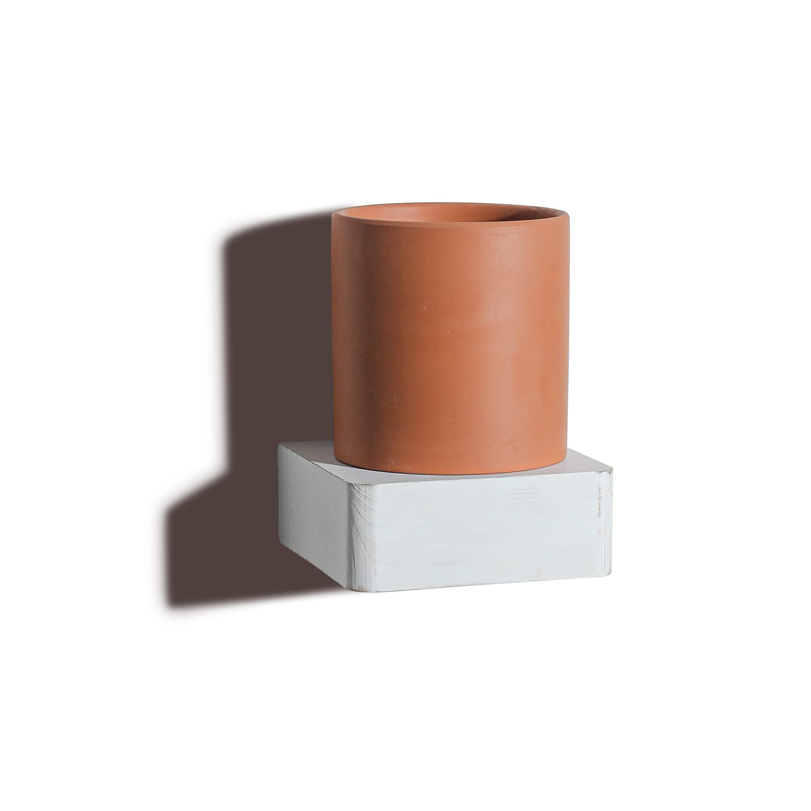 Freezing point Small Floating Shelf,Mini Wall Shelves for Kitchen Bedroom Living Room Bathroom Wall Decor Plant Display Collectibles Corner Decorative