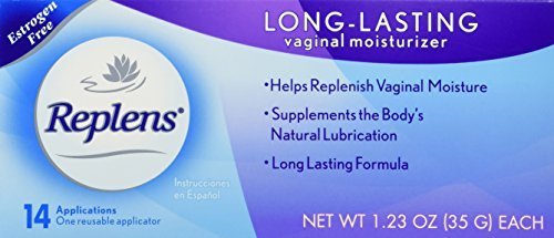 Replens Long Lasting Vaginal Feminine Moisturizer - 14 Applications and One reusable applicator 1.23 OZ ea