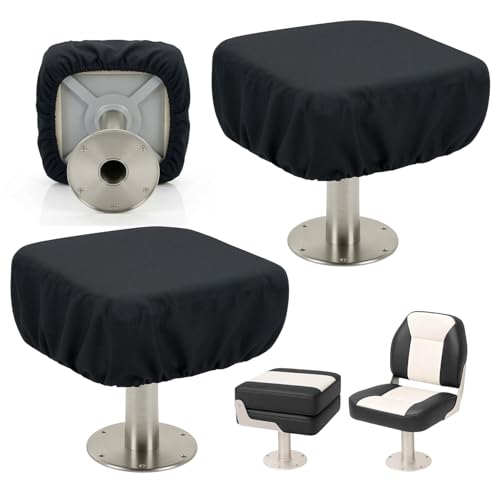 2-Pack Waterproof Boat Seat Covers for Folding Seats...