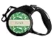 Personalized Tropical Leaves #2 Retractable Dog Leash - Small