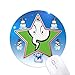 Produktbild Daily Language Chat Emotion Surprise Snowman Maus Pad Round Star Mat