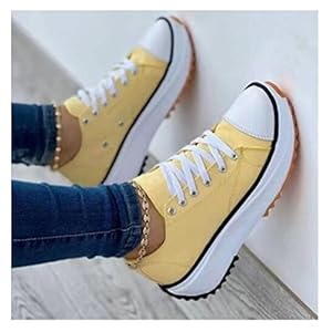 2022 Dames Sneakers Vrouwen Schoenen Vrouw Tennis Schoenen Canvas Schoen Vrouwelijke Casual Schoenen Dames Sportschoenen Platform Sneaker Hollow Out Schoenen Mode Trainers Comfortabele Schoenen (Kleur: Stijl K, Maat: 37)