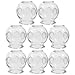 Healvian 8pcs Glass Fire Chinese Acupoint Cupping Glass Cupping Device Body Care Cupping Suction Cupping Vacuum Cupping