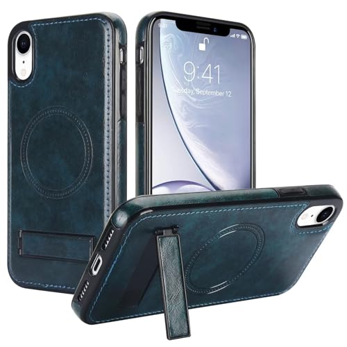 Étui iPhone XR MagSafe bleu pour libérer vos mains en voyage