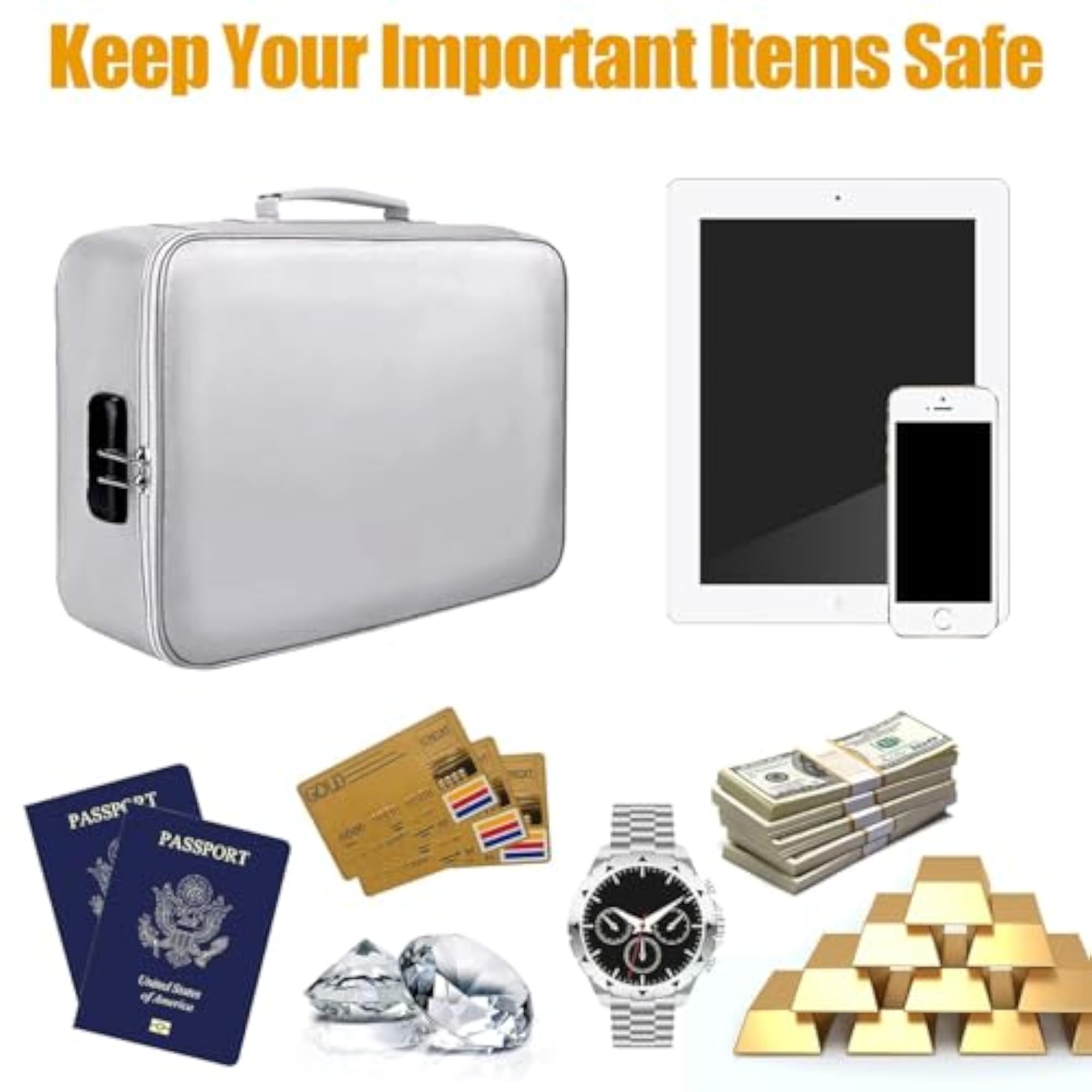 Travel Document Organizer Bag, Passport Holder