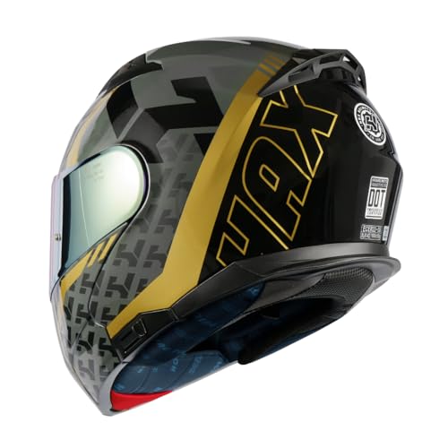 Image of HAX Modular Flip-Up Dual Visor Motorcycle Helmet Adult DOT /ECE Approved