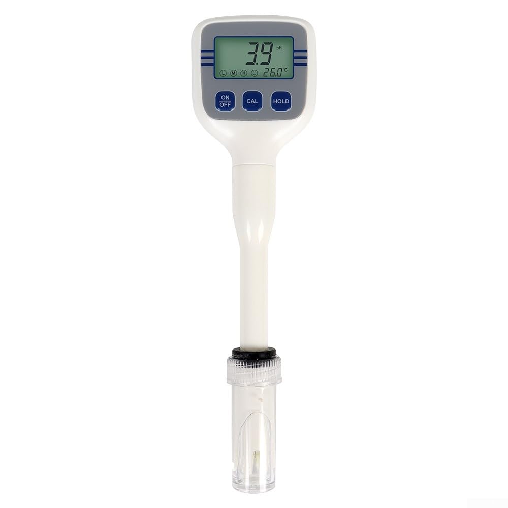 Medidor de pH tipo pluma digital, probador de calidad del agua 3 en 1 para piscina, acuario, prueba de agua potable
