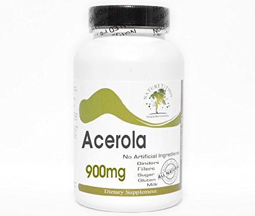 Acerola 900mg ~ 180 Capsules - No Additives ~ Naturetition Supplements