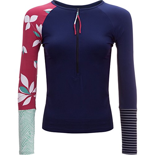 Carve Designs Kona Rashguard , Anc w/ Rd Oasis, Blu Bahia, Anc Aruba Strp - SM