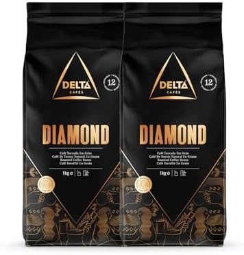 Delta Cafés | Café en Grano Diamond 2x1 Kg Intensidad 12 Arábica ...