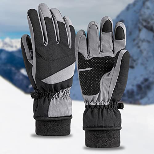 Luvas de Inverno à prova d'água Touchscreen,Homens Mulheres Touchscreen Luvas Resistentes à Água -