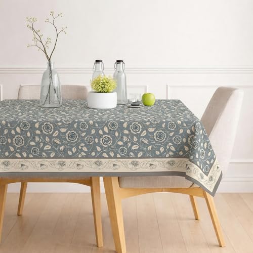 Image of STITCHNEST 'Tavola Luxe Series' Dining Table Cover 60x90 Inches | 6 Seater - 8 Seater Rectangular Dining Table Cover | Premium Fabric, Washable & Colour Fast