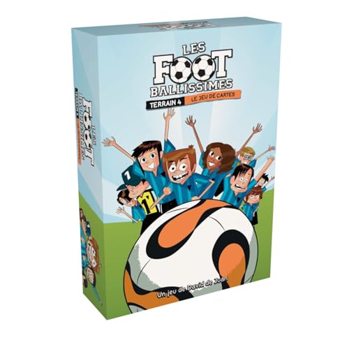 Zacatrus - Les Footballissimes : Terrain 4 - Jeu de Cartes Familial - Jeu de Société pour Enfants - Football et Sport - Cadeau pour Les Enfants et Adolescents à partir de 7 Ans
