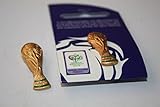 Weltpokal 5 Stück WM Pokal Weltpokal als 3D Pin / Anstecker OVP Lizenzware