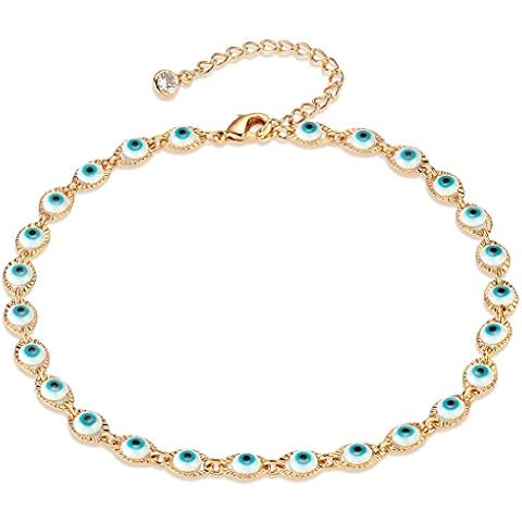 Dremmy Studios Gold Chain Evil Eye Anklet Cover