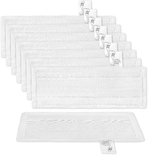 KEEPOW 8 Pcs Premium Microfiber Cloth Set,Kompatibel für Kärcher Dampfreiniger