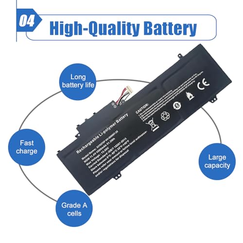 Image of NV-509067-3S Laptop Battery for Gateway GWTN141-10 GWTN141-10BK GWTN141-10BL GWTN141-10GR GWTN141-4 Gwtn141-4bl GWTN141-2BL GWTN141-4bk GWTN156-9SL 5376275P UTL-509068-3S 51.3Wh /4500mAh
