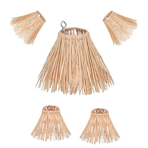 BORFUE 5 stuks Halloween Vogelverschrikker stro kit vogelverschrikker kostuum accessoires decoratie nek arm en enkelbanden voor oogst feest Halloween