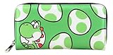 TCB Creations Mario Themed Yoshi Character Print Zip Around Clutch Wallet Purse