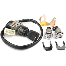 Scooter Ignition ket Switch Assembly Lock Set 6 pin Connector 5 Wires Geely Style Retro Old Looking Chinese Scooter GY6-parts 4 Stroke