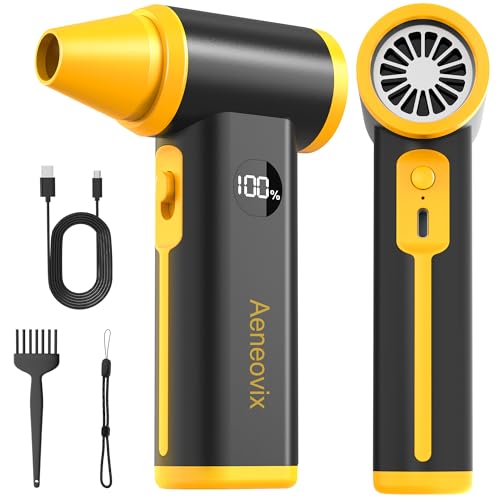 Compressed Air Duster-130000RPM Electric Air Duster with Display Screen