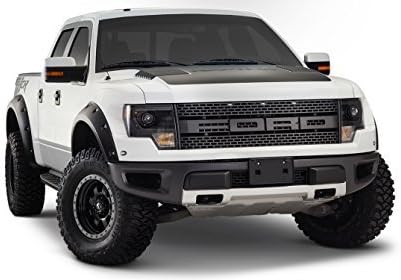 True Edge FLZ209315-01 Rivetz Style Fender Flares for 2009-2014 Ford Raptor - (Smooth Finish)