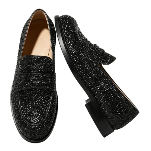 Image of Loafers for Women, Classic Penny Slip On Flat Dress Shoes