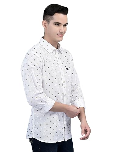 Image of Canoe Men Long Sleeve Spread Collar Casual Shirt