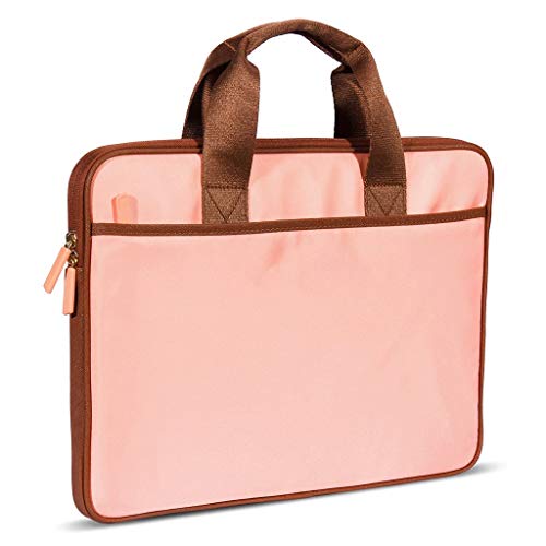 15,6-Zoll-Filz-Laptop-Hülle mit Tragegriff Tragbarer Notebook-Computer-Tasche für 15 15 Zoll ASUS/Acer/Dell/HP/Lenovo/Toshiba, Pink (Farbe :