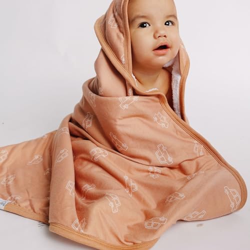 Image of Copper Pearl Premium Knit Hooded Bath Towel Cooper