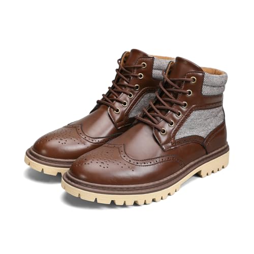 Image of Shaire Men's Leather Chukka Boots | Lace-Up Ankle Boots for Men | Casual Comfort Boots