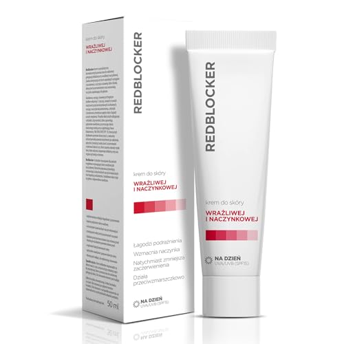 Redblocker - Day Cream - Specialist Dermocosmetic for Spider Veins and Capillaries with Horse Chestnut, Ruscus, Cranberry Extracts, SPF 15-50 ml